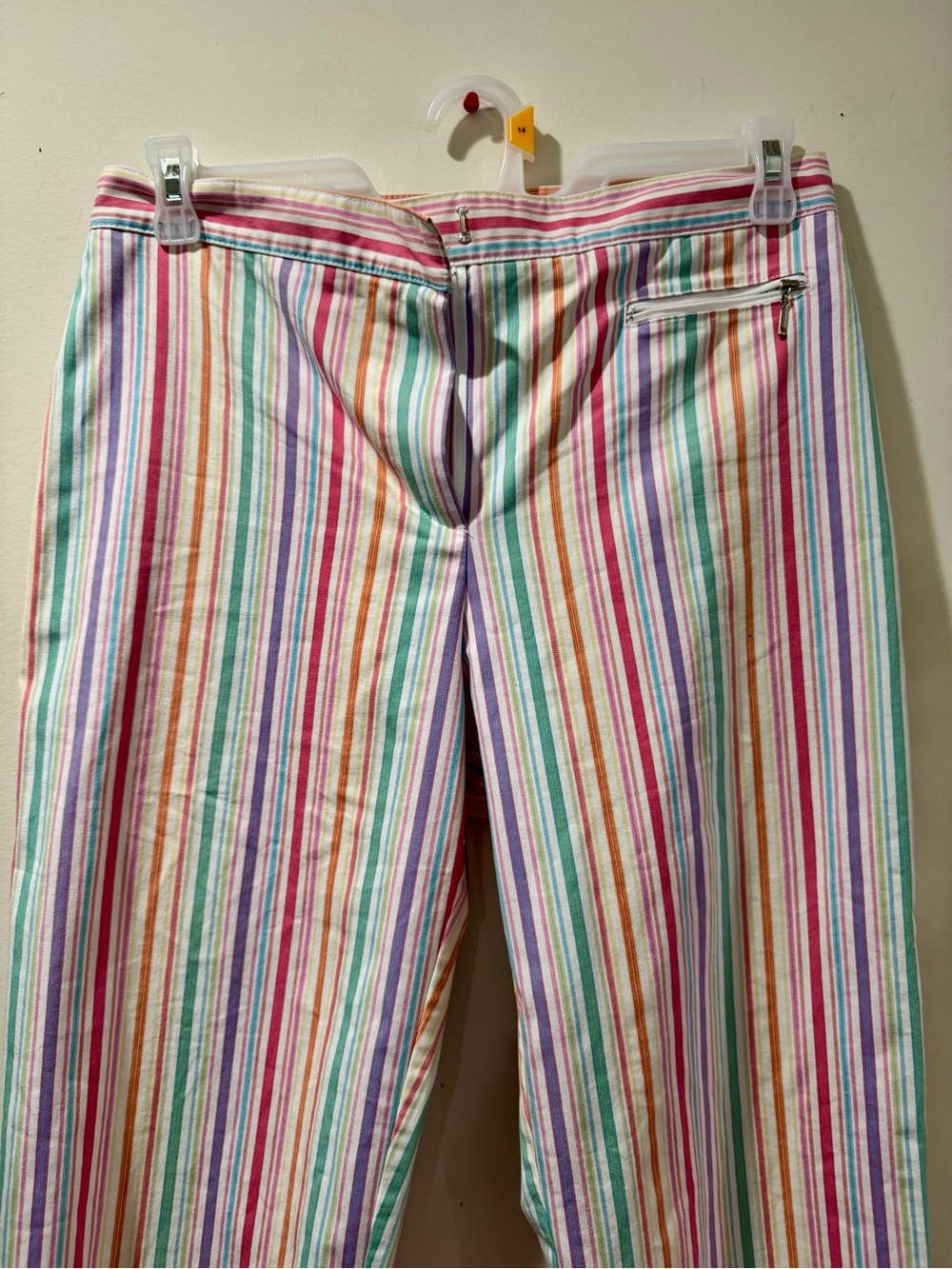 Sport Collection Multicolor Pastel Striped Capris - Picture 2 of 4